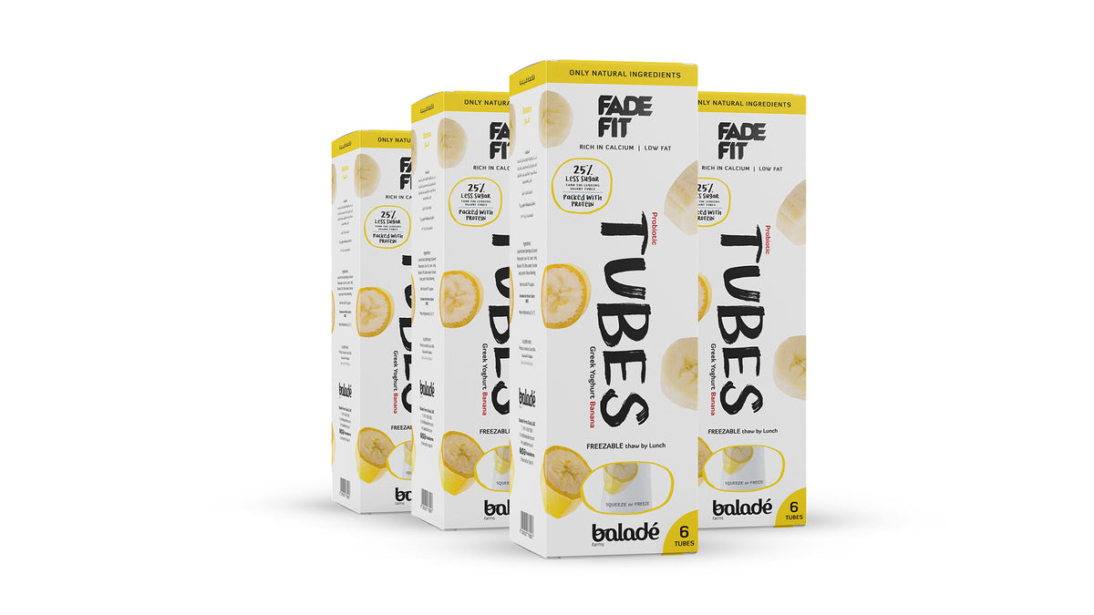 Fade Fit Greek Yogurt Banana Tubes
