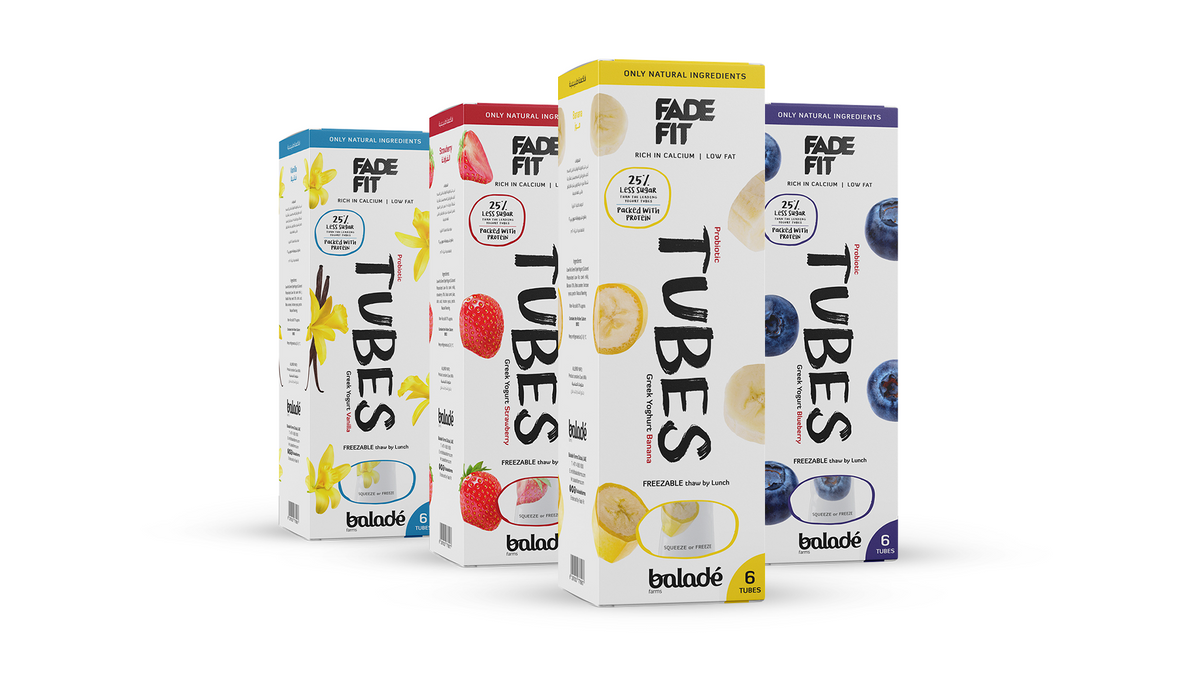 Fade Fit Greek Yogurt Variety Tubes