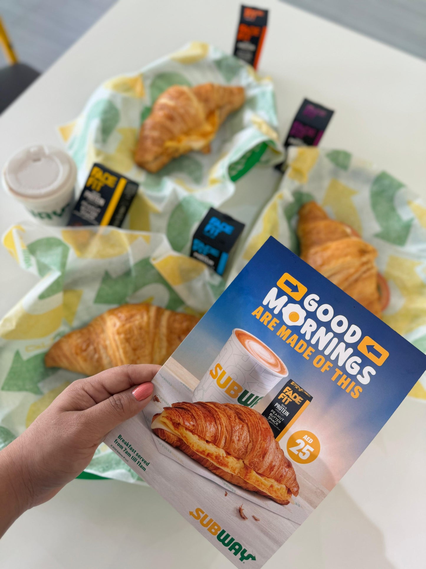 Fade Fit Subway Breakfast