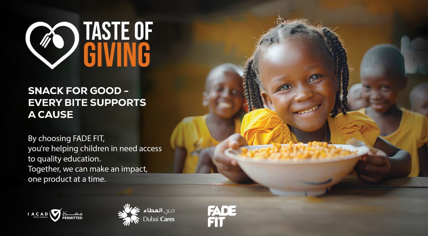 Taste of Giving Dubai Cares Fade Fit