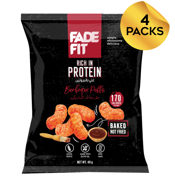 BBQ Protein Puffs 4 x 40g Snack Packs