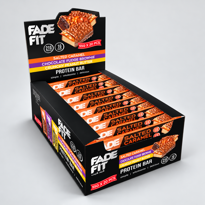 Salted Caramel Protein Bars - Box of 20
