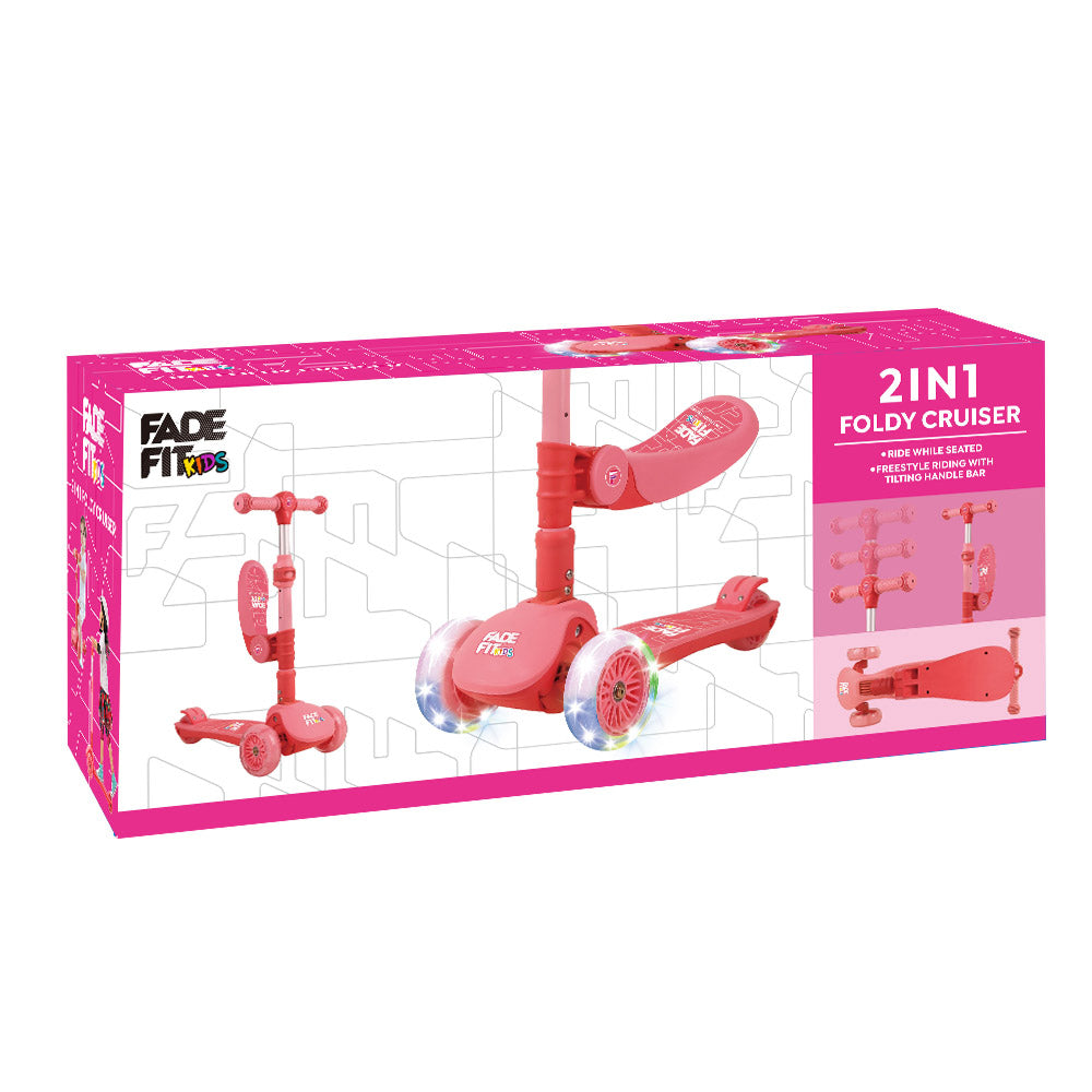 
                  
                    Fade Fit 2 in 1 Foldy Cruiser (Pink)
                  
                
